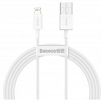 фото товару Дата кабель BASEUS Superior Series CALYS-B02 Lightning 1.5m 2.4A White