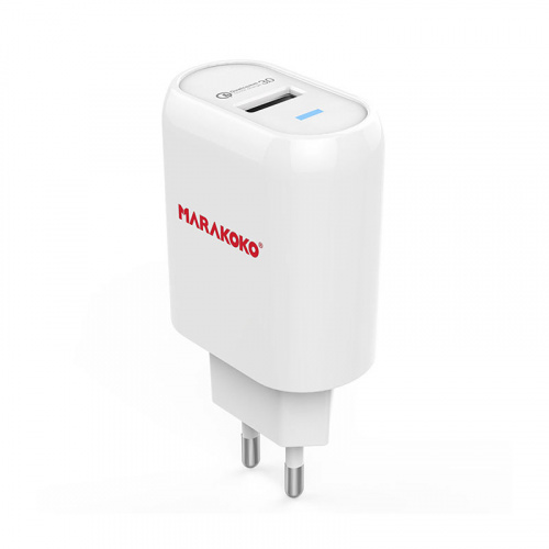 фото товару СЗУ Marakoko MA15 1USB QC3.0 18W White