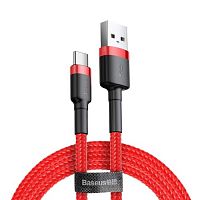 фото товару Дата кабель BASEUS Cafule CATKLF-H09 Type-C to Type-C PD 2m 60W Red