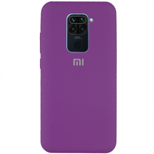 фото товару Накладка Silicone Case High Copy Xiaomi Redmi Note 9 Violet