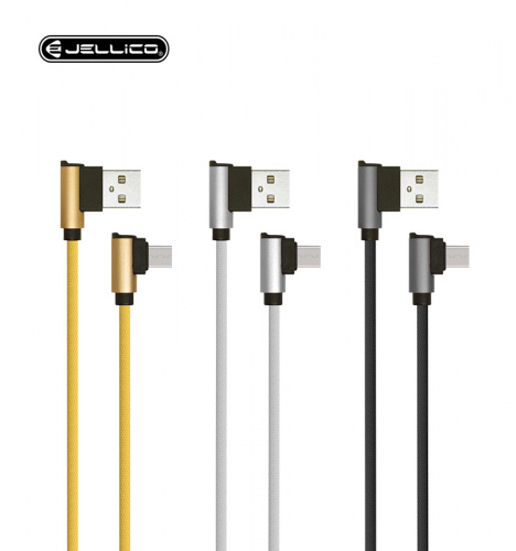 фото товару Дата кабель Jellico WT-10 microUSB 1m 2A Black