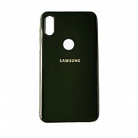 фото товару Накладка Original Silicone Joy touch Samsung A40 (2019) A405F Dark green (тех.пак)