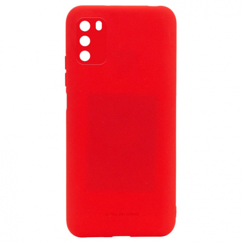 фото товару Накладка Silicone Case High Copy Xiaomi Poco X3 Red