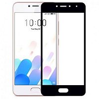 фото товару Защитное стекло Florence Meizu M5C Full Cover Black (тех.пак)