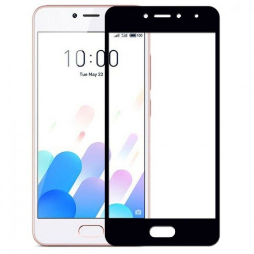 фото товару Защитное стекло Florence Meizu M5C Full Cover Black (тех.пак)