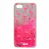 фото товару Накладка TPU Lively Glitters Xiaomi Redmi 6A Flamingo Rose (тех.пак)