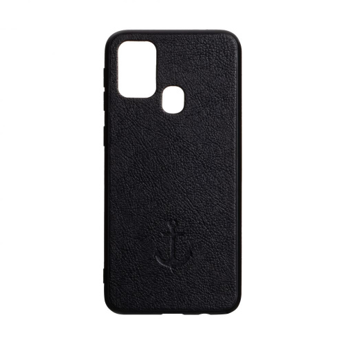 Накладка Leather Magnet Case Samsung A21s (2020) A217F Black фото товару Накладка Leather Magnet Case Samsung A21s (2020) A217F Black
