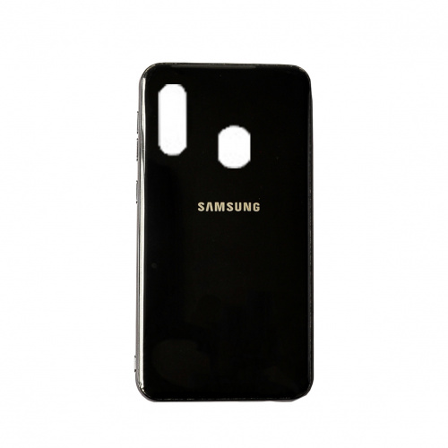 фото товару Накладка Original Silicone Joy touch Samsung A30/A20 (2019) A305F/A205F Black (тех.пак)