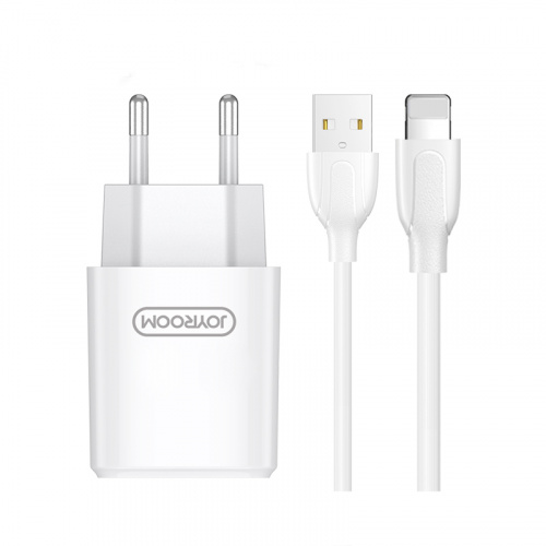 фото товару МЗП Joyroom L-2A12Z 2USB 2.4A + Lightning cable White