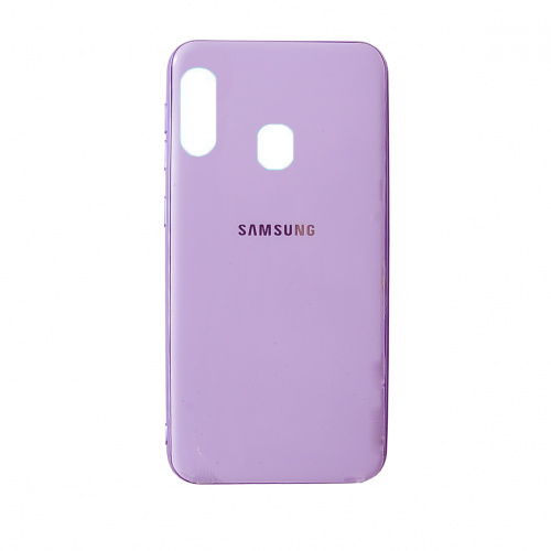 фото товару Накладка Original Silicone Joy touch Samsung A30/A20 (2019) A305F/A205F Lavander (тех.пак)