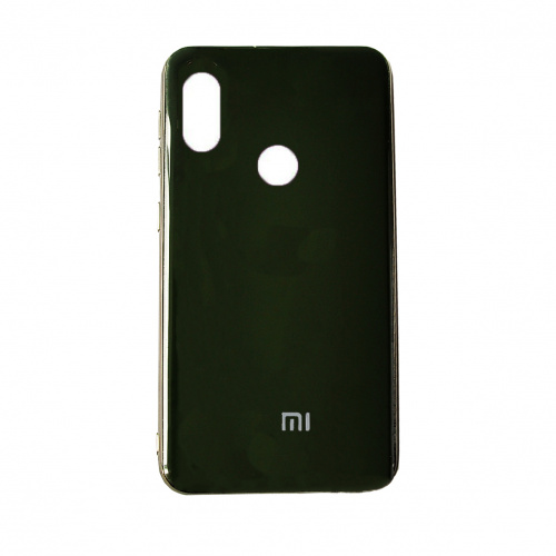 фото товару Накладка Original Silicone Joy touch Xiaomi Redmi Note 7 (2019) Dark green (тех.пак)