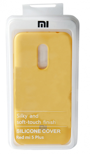 фото товару Накладка Soft Case Xiaomi Redmi 5 Plus yellow