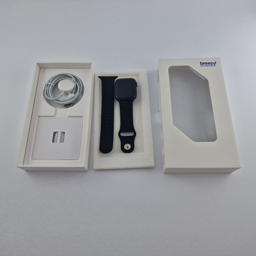 Apple Watch Series 6 GPS, 44mm, Blue, Deep Navy Sport Band фото товару Apple Watch Series 6 GPS, 44mm, Blue, Deep Navy Sport Band