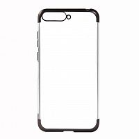 фото товару Накладка Florence силиконовая (TPU) Electroplating Huawei Y6 (2018) black