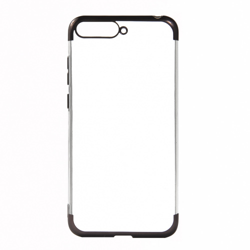 фото товару Накладка Florence силиконовая (TPU) Electroplating Huawei Y6 (2018) black