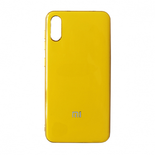 фото товару Накладка Original Silicone Joy touch Xiaomi Redmi 7A Yellow (тех.пак)