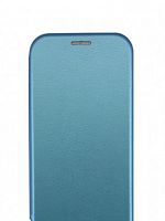 фото товару Чехол-книжка Premium Leather Case Samsung J8 (2018) J810 blue (тех.пак)