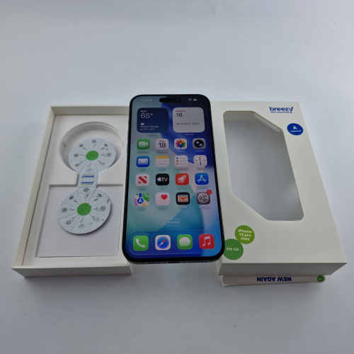 фото товару Apple iPhone 15 Pro Max eSIM 256 GB Black Titanium