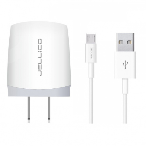 фото товару СЗУ Jellico B21 1USB 2.1A + microUSB cable White