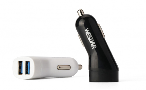 фото товару АЗУ Wesdar U5 2USB 2.1A Black