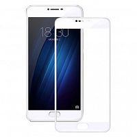 фото товару Захисне скло MakeFuture Meizu U10 Full Cover White