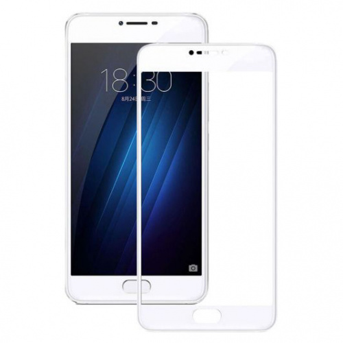 фото товару Захисне скло MakeFuture Meizu U10 Full Cover White