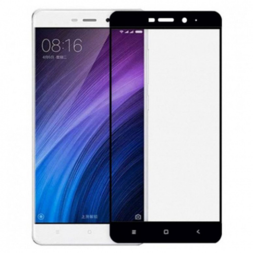 фото товару Захисне скло MakeFuture Xiaomi Redmi 4 Full Cover Black