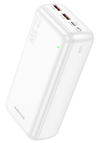 фото товару УМБ Borofone BJ38B 30000mah 22.5W+PD20W White