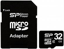 фото товара Silicon Power MicroSDHC 32GB+SD adapter (class 4)