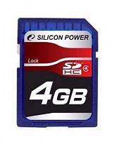 фото товару Silicon Power SDHC 4GB (Class 4)
