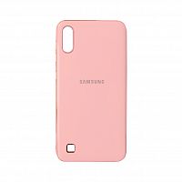 фото товару Накладка Original Silicone Joy touch Samsung A10/M10 (2019) A105F/M105F Pink (тех.пак)