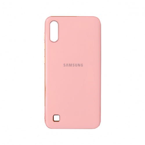 фото товару Накладка Original Silicone Joy touch Samsung A10/M10 (2019) A105F/M105F Pink (тех.пак)