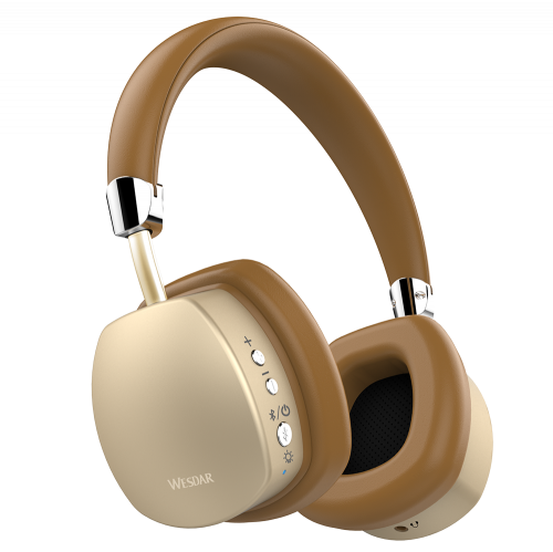 фото товара Навушники WESDAR BH1 (Bluetooth) gold-brown