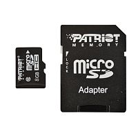 фото товару PATRIOT MicroSDHC 16GB Class 10+SD adapter