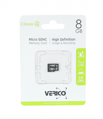 фото товара Verico MicroSDHC 8GB Class 4 (card only)