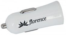 фото товару АЗУ Florence USB white, 1200mA (CC12-USBTP), в тех.пакеті