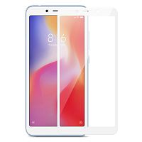 фото товару Захисне скло Florence Xiaomi Redmi 6/6A Full Cover White (тех.пак)