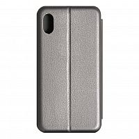 фото товару Чохол-книжка Premium Leather Case Samsung A10/M10 (2019) A105F/M105F grey (тех.пак)