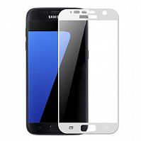 фото товару Захисне скло 3D Soft edge Samsung S7 white
