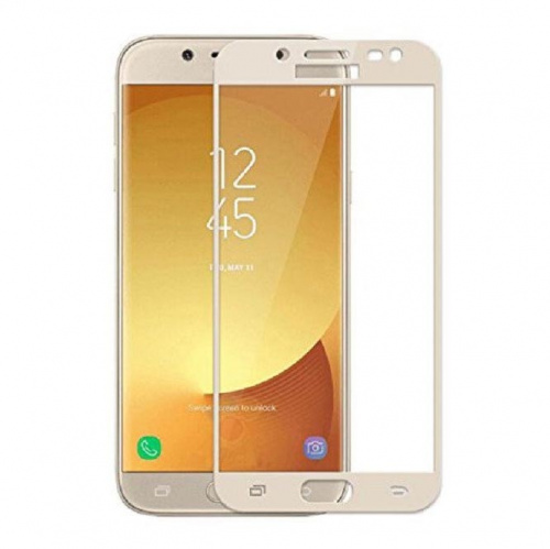 фото товару Защитное стекло MakeFuture Samsung J7 2017 (J730) Full Cover Gold