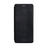 фото товару Чохол-книжка Premium Leather Case Xiaomi Redmi Note 10/Note 10S black (тех.пак)