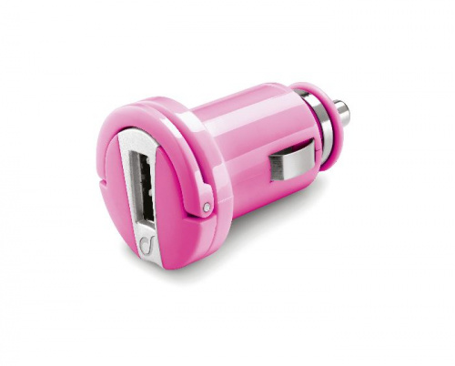 фото товару АЗУ Cellularline USB Compact pink (MICROCBRUSBP)