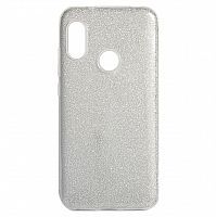 фото товару Накладка Shine 3в1 (PC+TPU) Xiaomi Redmi 6 PRO silver (тех.пак)