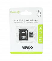 фото товару Verico MicroSDHC 8GB Class 4+SD adapter