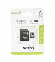 фото товару Verico MicroSDHC 16GB Class 4+SD adapter