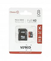 фото товару Verico MicroSDHC 8GB Class 10+SD adapter