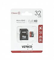 фото товару Verico MicroSDHC 32GB Class 10+SD adapter