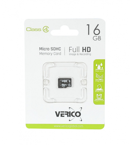 фото товару Verico MicroSDHC 16GB Class 4 (card only)