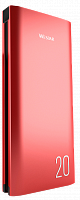 фото товару УМБ Wesdar S5-Type C Li-Pol 20000mAh Red