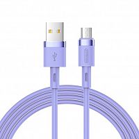 фото товару Дата кабель Joyroom Silicone S-1224N2 microUSB 1.2m 2.4A Purple